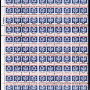 Scott #O130 Official Mail Sheet of 100 Stamps - MNH P#5 LL