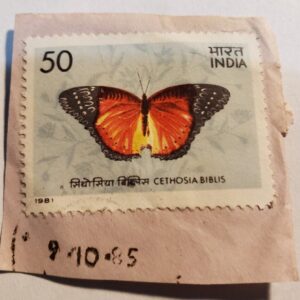 Stamp Asia India 1981 50p Cethosia Biblis sc#936