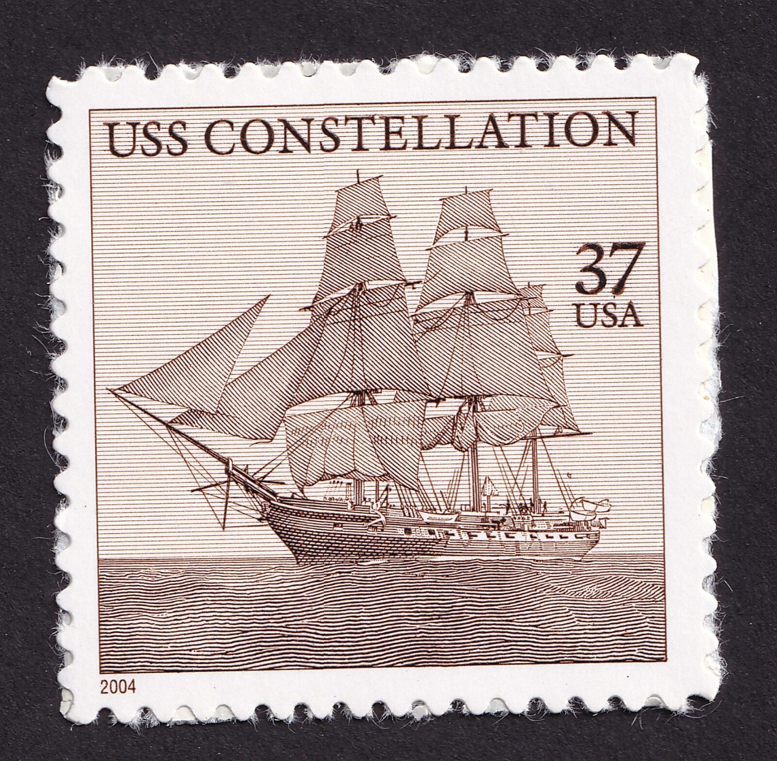Scott #3869 USS Constellation Single Stamp - MNH #2