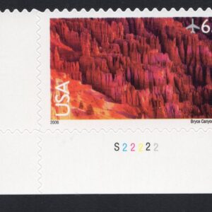 Scott #c139 Bryce Canyon Plate # Single Airmail Stamp - MNH P#S22222 LL