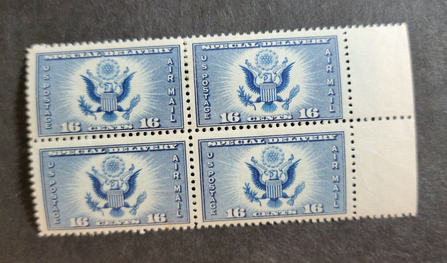 Scott #CE1 Airmail Special Delivery Block of 4 Stamps - MNH