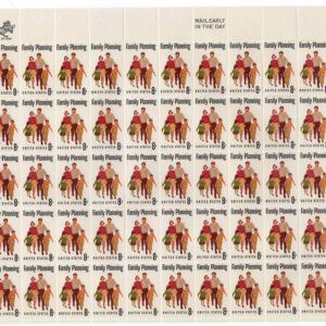 Scott #1455 Family Planning Sheet of 50 Stamps - MNH P#33383