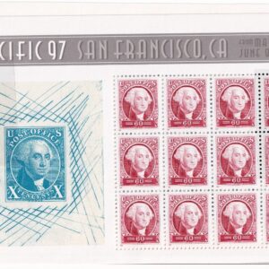 Scott #3140 George Washington Sheet of 12 Stamps (Pacific 97 Collection) - MNH