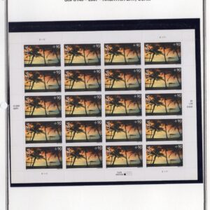 Scott #c143 Hagatna Bay, Guam Sheet of 20 Air Mail 90¢ Stamps - MNH
