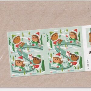 Scott #5724b (5721-24) Holiday Elves Booklet of 20 Forever Stamps - Sealed