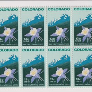 Scott #1711 Colorado Block of 8 Stamps - MNH