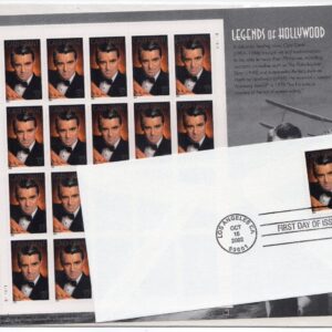 Scott #3692 Cary Grant Legends Sheet of 20 Stamps w/FDC - Sealed White