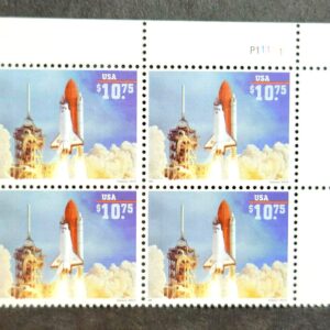 Scott #2544a Space Shuttle Endeavor Lift Off! Plate Block of 4 Stamps - MNH