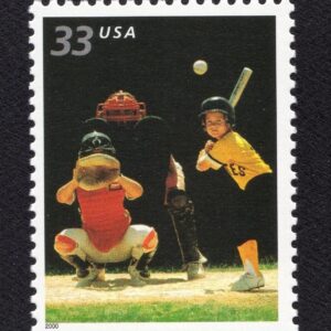 Scott #3402 Youth Sports Baseball Single Stamp - MNH