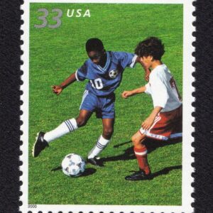 Scott #3401 Youth Sports Soccer Single Stamp - MNH