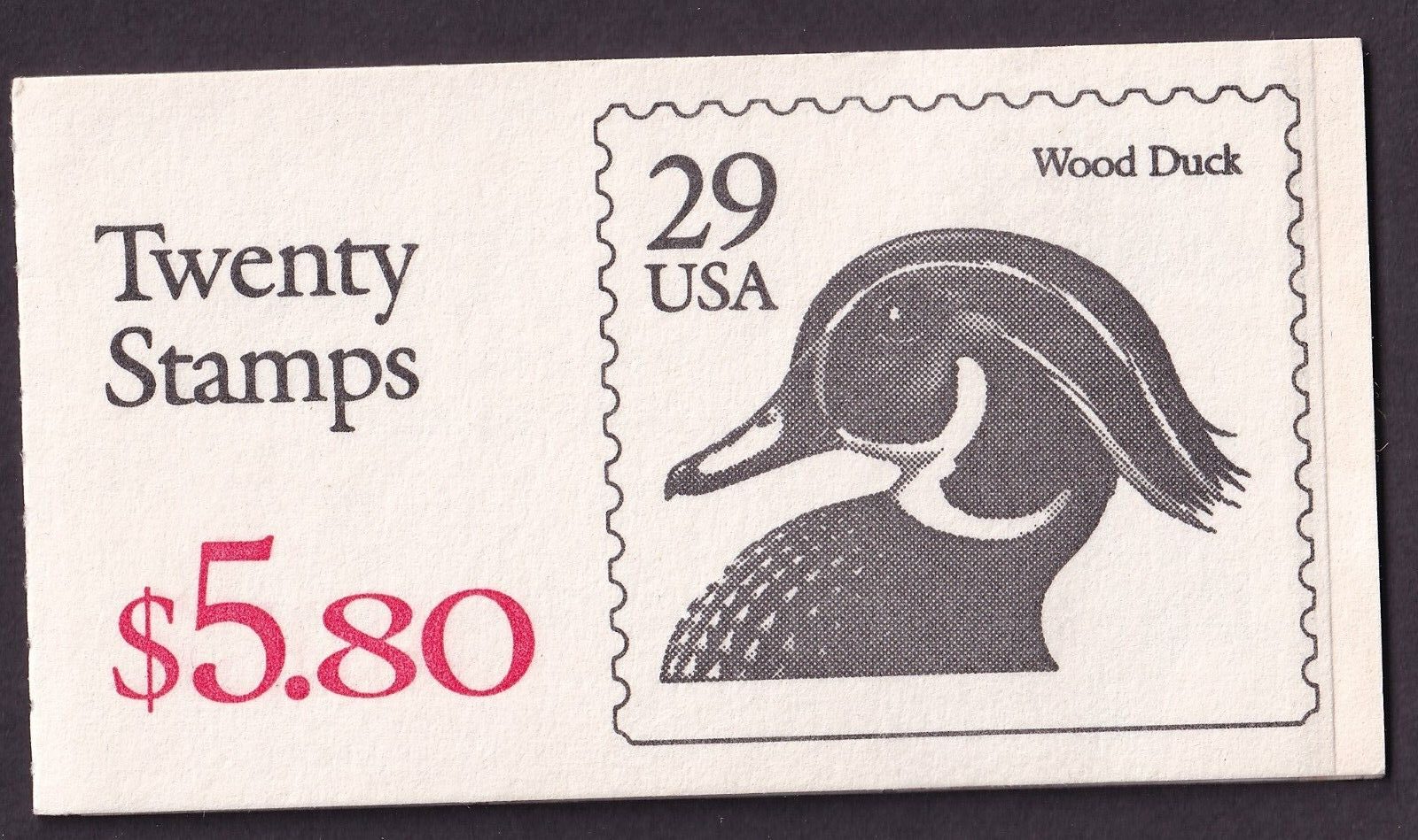 Scott #BK174 (2484a) Wood Duck Booklet of 20 Stamps - Sealed