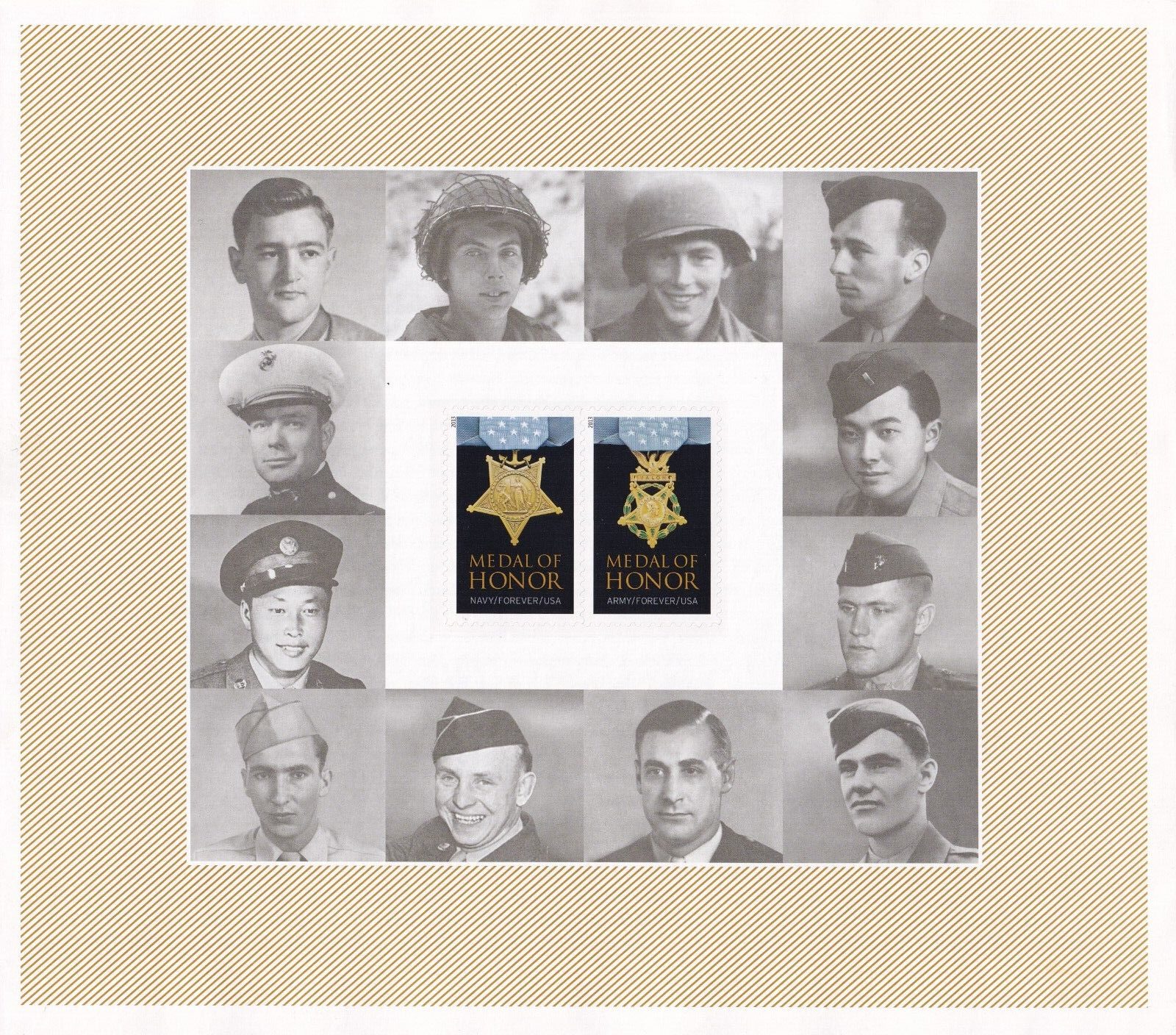 Scott #4823c (4822-23) Medal of Honor (Army & Navy) Sheet of 20 Stamps - MNH