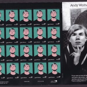 Scott #3652 Andy Warhol Full Sheet of 20 Stamps- MNH
