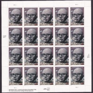 Scott #3870 Buckminster Fuller Sheet of 20 Stamps - MNH