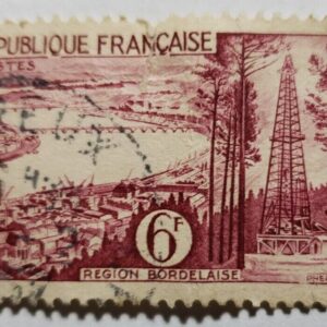 Stamp Europe France 1955 Bordelaise sc#774 A265 6f