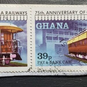 Stamp Africa Ghana 1978 75th Anniversary of Ghana Railways 39p