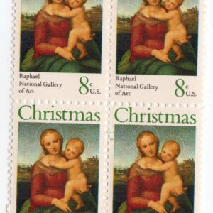 Scott #1507 Madonna (Raphael) Block of 4 Stamps - MNH