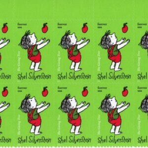 Scott #5683 Shel Silverstein Block of 10 Forever Stamps - MNH Top Sheet