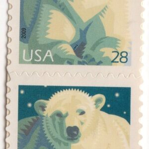 Scott #4387 Polar Bear Postcard Pair Stamps - MNH