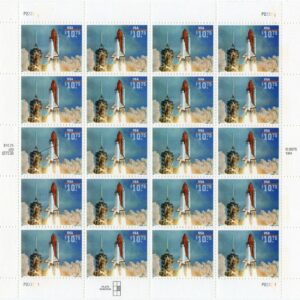 Scott #2544a Space Shuttle Endeavor Lift Off! Sheet of 20 Stamps - MNH P#22221
