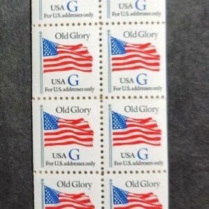 Scott #2884a Blue "G" Rate Old Glory Booklet of 20 Stamps - MNH