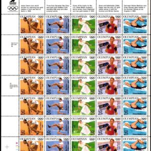 Scott #2500a 25c Olympian (Summer Olympics) Sheet of 35 Stamps - MNH