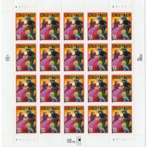 Scott #3309 Cinco de Mayo Full Sheet of 20 Stamps - MNH
