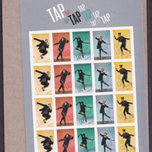 Scott #5613a (5609-13) - Tap Tap Dance - Sheet Of 20 Forever Stamps - Sealed