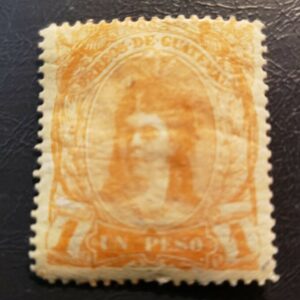 Stamp Guatemala 1878 "Indian Woman" A7 sc#14 - MH
