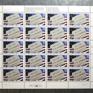 Scott #2966 POW MIA (Veterans) Full Sheet of 20 Stamps - MNH