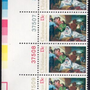 Scott #1701 Nativity Block (Copley) Strip of 4 Stamps - MNH PC#2