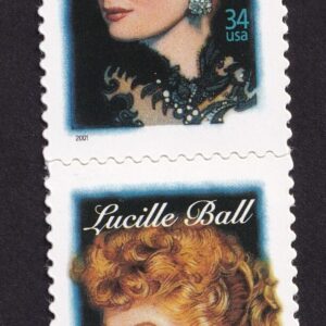 Scott #3523 Lucille Ball (Legends of Hollywood) Vertical Pair of Stamps - MNH