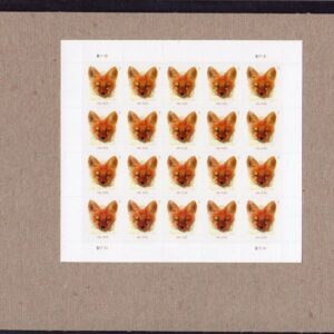 Scott #5743 Red Fox Sheet of 20 Stamps - Sealed