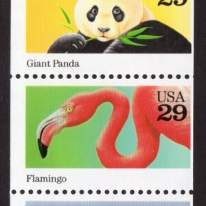 Scott #2709a Wild Animals BOOKLET Pane of 5 Stamps - MNH Pristine