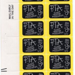 Scott #1463 PTA Plate Block of 20 Stamps - MNH