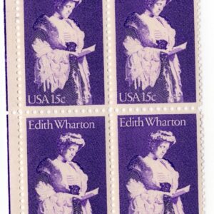 Scott #1832 Edith Wharton Block of 4 Stamps - MNH
