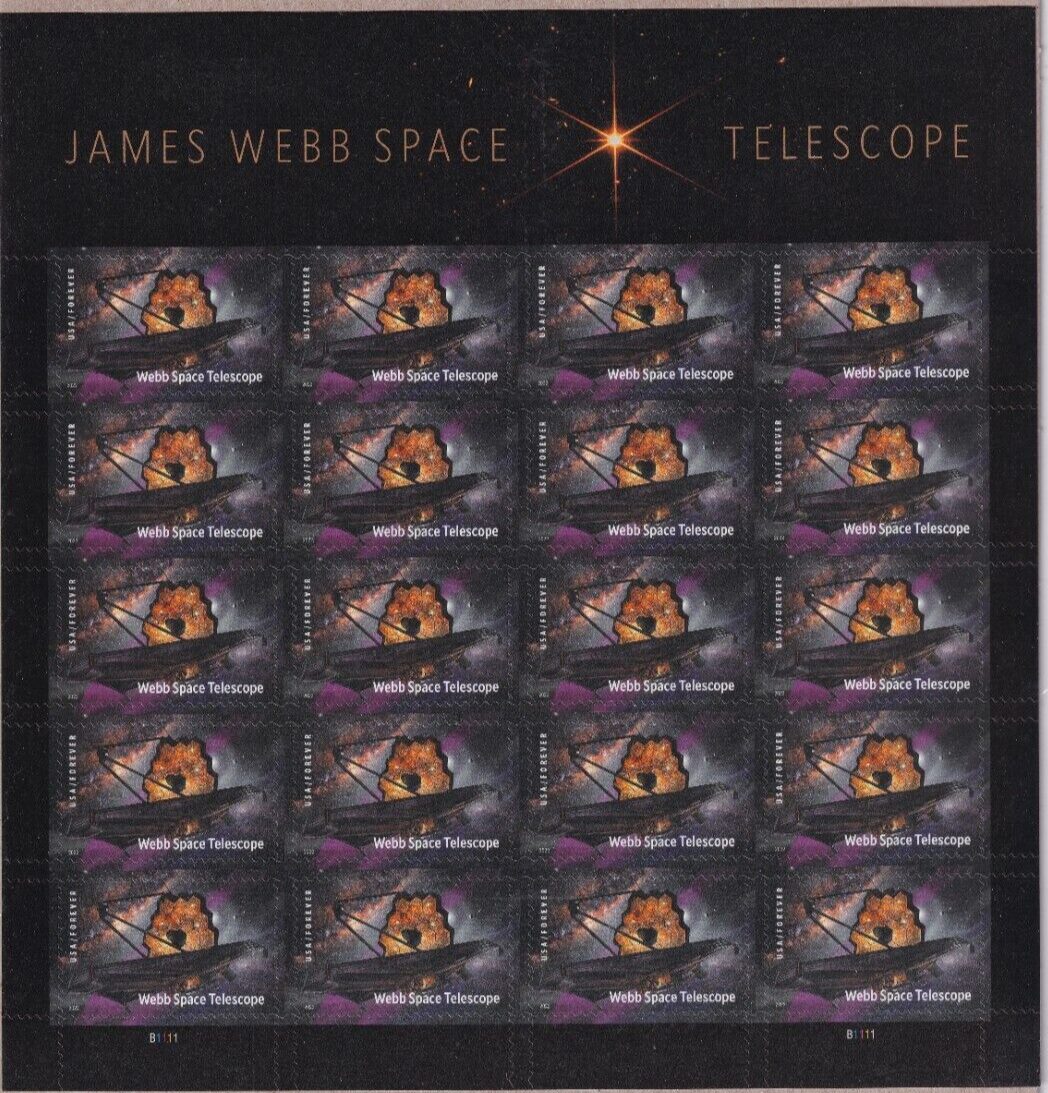 Scott #5720 James Webb Space Telescope Sheet of 20 Forever Stamps - MNH