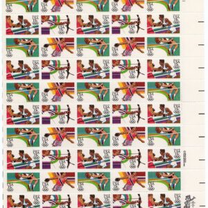 Scott #2051a (2048-51) Olympics (1984) Sheet of 50 Stamps - MNH