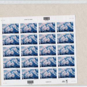 Scott #c137 Mt McKinley National Park Sheet of 20 Airmail Stamps - Sealed