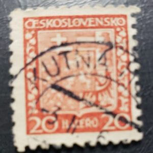 Stamp Europe Czechoslovakia Coat of Arms 1929 A29 sc# 154