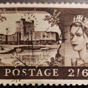 Stamp Europe Great Britain "Carrickfergus Castle, Ireland" 1955 2sh 6p