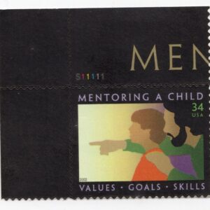 Scott #3556 Mentoring A Child Plate # Single Stamp - MNH