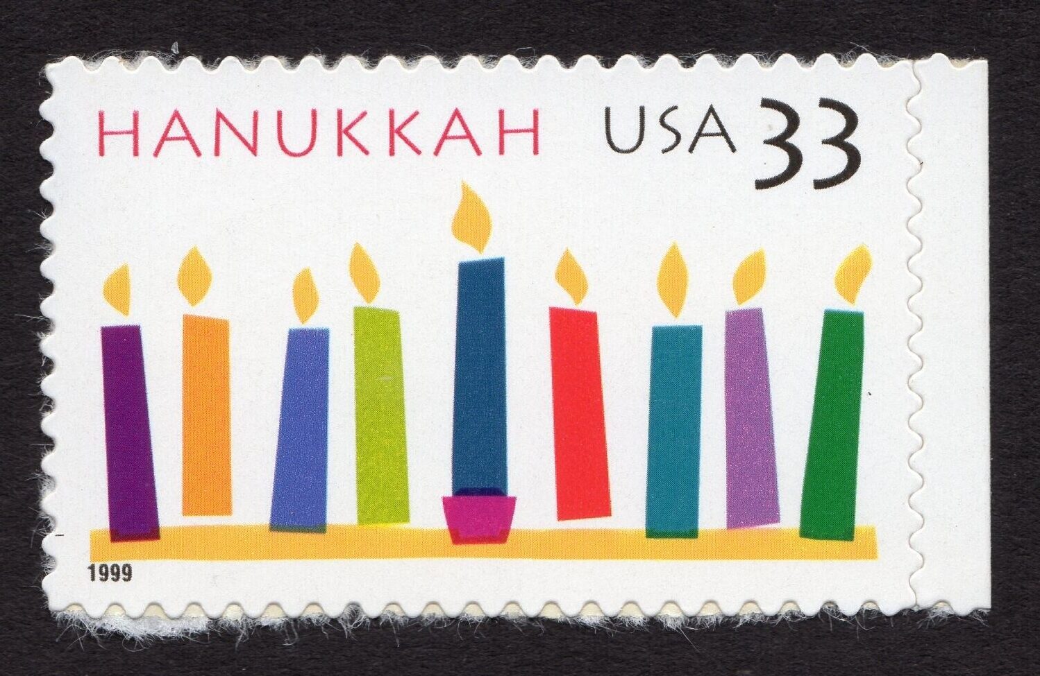 Scott #3352 Hanukkah Single Stamp - MNH