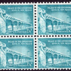Scott #1031A Palace of Governors Santa Fe (Strip) Block of 4 Stamps - MNH