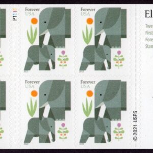 Scott #5714a Elephants Booklet of 20 Forever Stamps - MNH Genuine