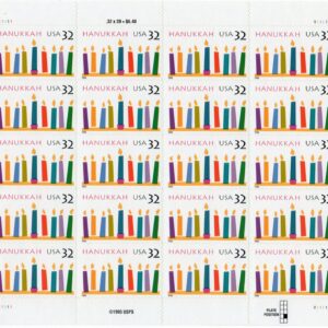 Scott #3118 Hanukkah Full Sheet of 20 Stamps - MNH
