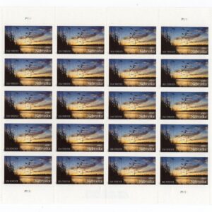 Scott #5179 Nebraska Full Sheet of 20 Forever Stamps - MNH