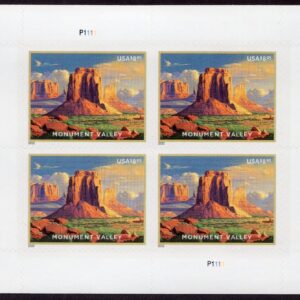 Scott #5666 Monument Valley Sheet of 4 Priority Mail Stamps - MNH