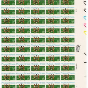 Scott #2043 Physical Fitness Sheet of 50 Stamps - MNH LR
