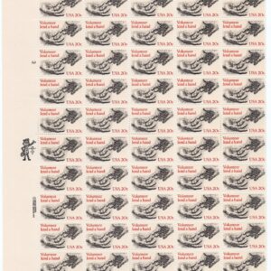 Scott #2039 Volunteer - Lend A Hand Sheet of 50 Stamps - MNH